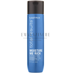 Matrix Total Results Moisture Me Rich Shampoo for Hydrating Dry Hair 300/1000 ml.