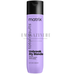 Matrix Total Results Укрепващ шампоан за руса коса без сулфати 300/1000 мл. Unbreak My Blonde Strengthening Shampoo