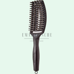 Olivia Garden Плоска средна масажна четка за коса със смесен косъм Finger Brush Combo Medium Haarborstel