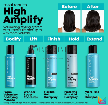 Matrix Total Results Лак за обем със силна фиксация 400 мл. High Amplify Proforma hairspray