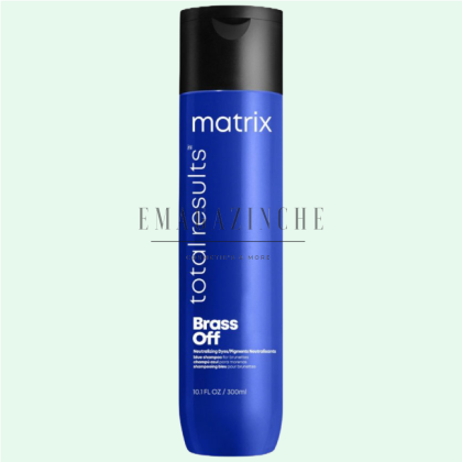 Matrix Total Results Brass Off Brunette Neutralising Blue Shampoo for Lightened Brunette Hair 300/1000 ml.
