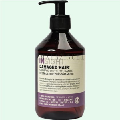 Insight Damaged hair Restructurizing Shampoo 400/900 ml.
