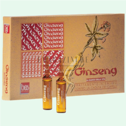 Bes Активен лосион против косопад и за ускорен растеж на косата с Жен-шен 12 х 10 мл.Lotion Active Au Ginseng