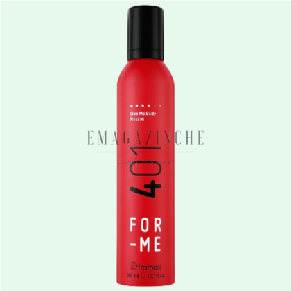 Framesi For me Curl 401 Give me body mouosse 300 ml.