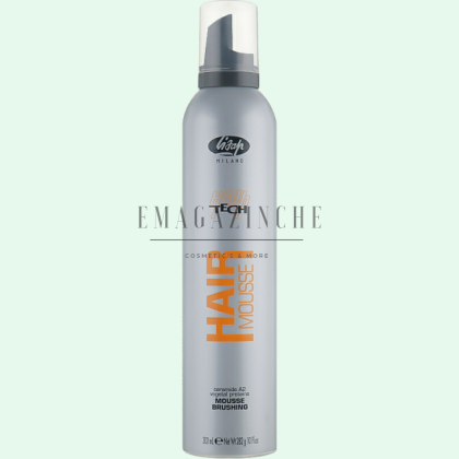 Lisap High Tech Brushing mousse for hold,shine and combability 300 ml.