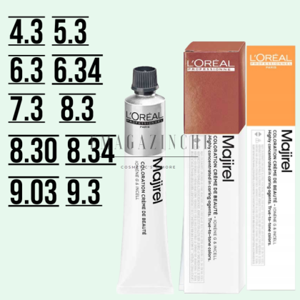 L'Oréal Professionnel Majirel Permanent cream color Golden tones 50 ml.