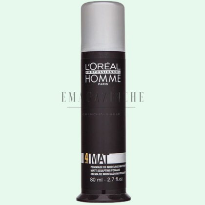 L’Oréal Professionnel Homme 4 Force Mat 80 ml.