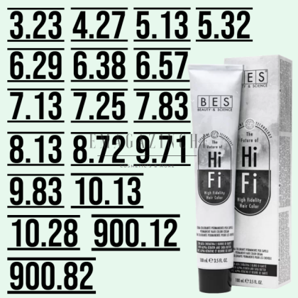 Bes Bes HI-FI hair color Dorato, Tabacco 100 ml.