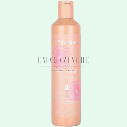 EchosLine Vegan Discipline Anti-frizz shampoo for frizzy, unruly and rebellious hair 300/1000 ml.