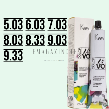 Kezy Permanent cream Color Vivo Golden shades 100 ml.