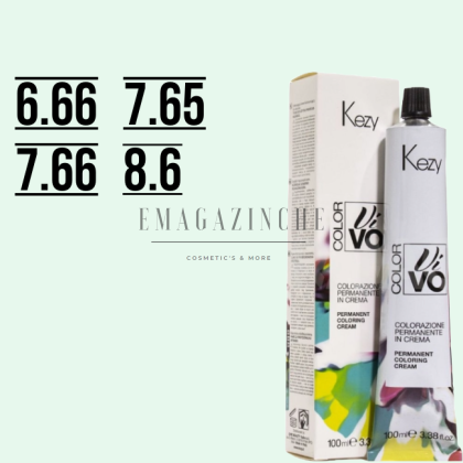 Kezy  Permanent cream Color Vivo Red tones 100 ml.