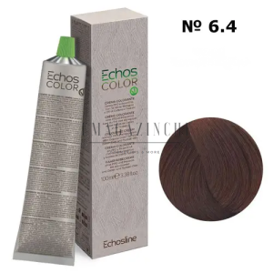 Echos Line Hair Color Professional Cream Pure and extra Copper 100 ml.