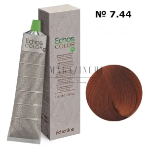 Echos Line Hair Color Professional Cream Pure and extra Copper 100 ml.