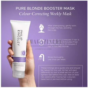 Philip Kingsley Pure Blonde Booster Colour-Correcting Weekly Mask 150 ml