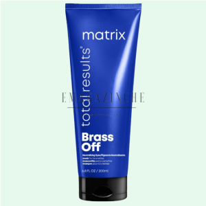 Matrix Маска за неутрализиране на медни нюанси на тъмна коса 200 мл. Total Results Brass off  Mask for brunette
