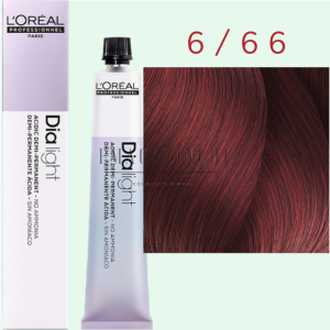 L’Oréal Professionnel Dia Richesse DIALIGHT Professional ammonia-free cream color Red / copper / purple tones 50 ml.