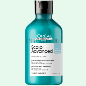 L’Oréal Professionnel Подхранващ шампоан против пърхот за мазна коса 300/1500 мл. Serie Expert Scalp Advanced Anti-Dandruff Shampoo