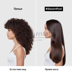L’Oréal Professionnel Преса за изправяне на пара с анодни плочи Rowenta Salon SteamPod 4.0
