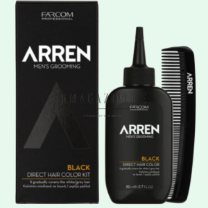 Farcom Arren Тонираща мъжка черна боя за коса к-т 80 мл.