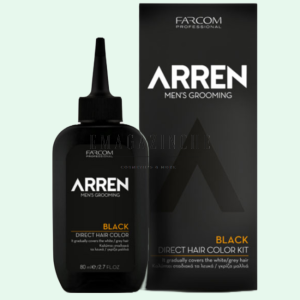 Farcom Arren Тонираща мъжка черна боя за коса к-т 80 мл.