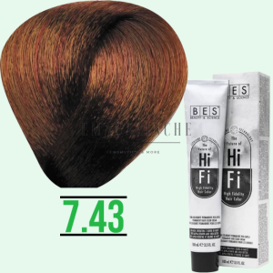 Bes HI-FI hair color Dorati, Rame Dorati, Tabacco 100 ml.