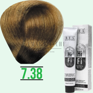 Bes HI-FI hair color Dorati Beige, Superschiarenti 100 ml.