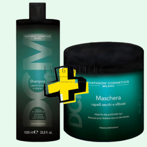  Diapason Cosmetics DCM Volume & Health Dry & Brittle hair shampoo & Maschera Mask - for dry & brittle hair 1000+1000  ml.ml.