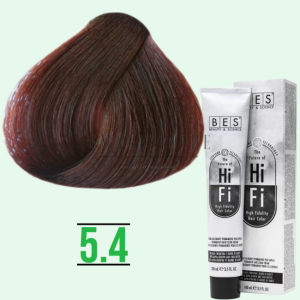 Bes HI-FI hair color Mogano Rossi, Rame Mogano, Ramatt 100 ml.