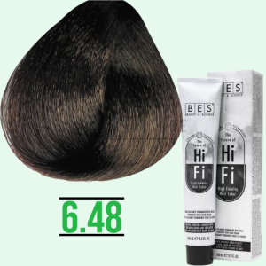 Bes Професионална боя за коса кафяви и слънчеви тонове 100 мл. Bes HI-FI hair color Marroni , Solari