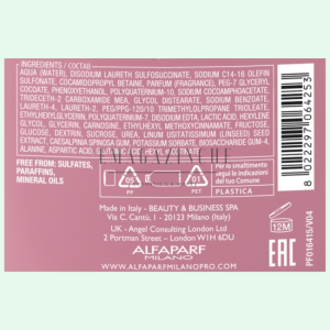 Alfaparf SDL Moisture Nutritive shampoo Low 250 /1000 ml. 