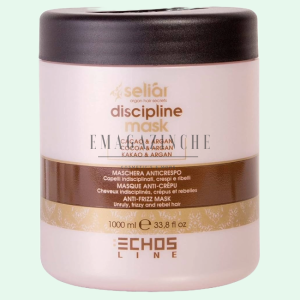 EchosLine Vegan Discipline Anti-frizz mask for frizzy, unruly and rebellious hair 300/1000 ml.