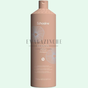 EchosLine Keratin Veg Restructuring Shampoo for Colored and Treated Hair 300/1000 ml.