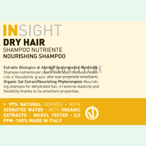 Rolland Insight Dry Hair Nourishing Shampoo 400/900 ml.