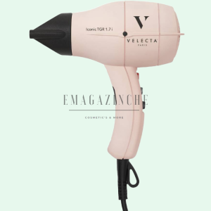 Velecta Paris Professional quality hairdryer compact and ionic to avoid frizzes ICONIC TGR 1.7 i POWDER PINK