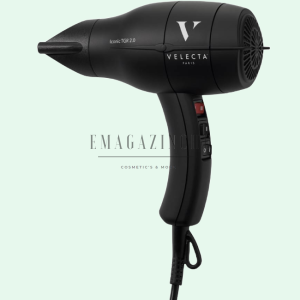 Velecta Paris Professional quality hairdryer compact and ionic to avoid frizzes ICONIC TGR 2.0 i INTENSE BLACK
