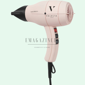 Velecta Paris Professional quality hairdryer compact and ionic to avoid frizzes ICONIC TGR 2.0 i POWDER PINK