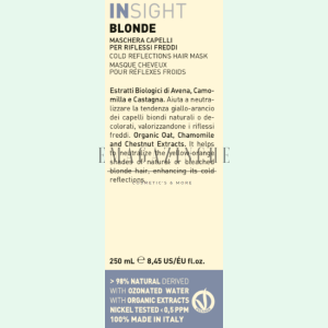 Rolland insight Маска за студени руси нюанси 250/500 мл. Blonde Cold Reflections hair mask