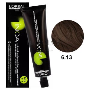 L'Oréal Professionnel Permanent ammonia-free color cream Inoa - Cold maroon / beige tones 60 ml.